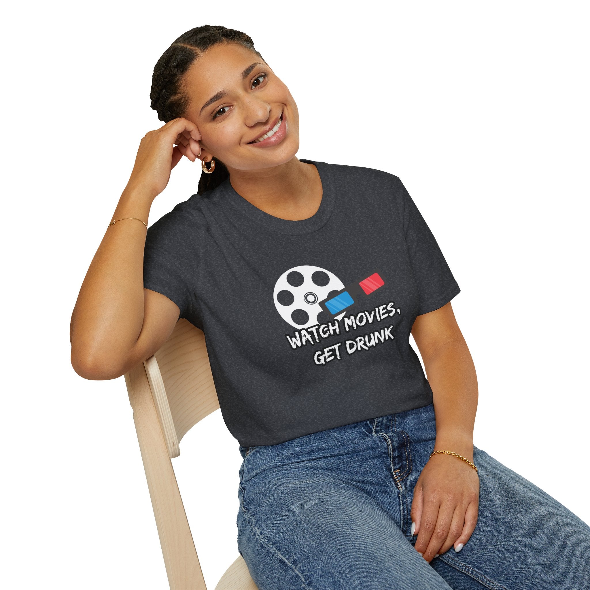 Watch Movies Get Drunk graphic shirt