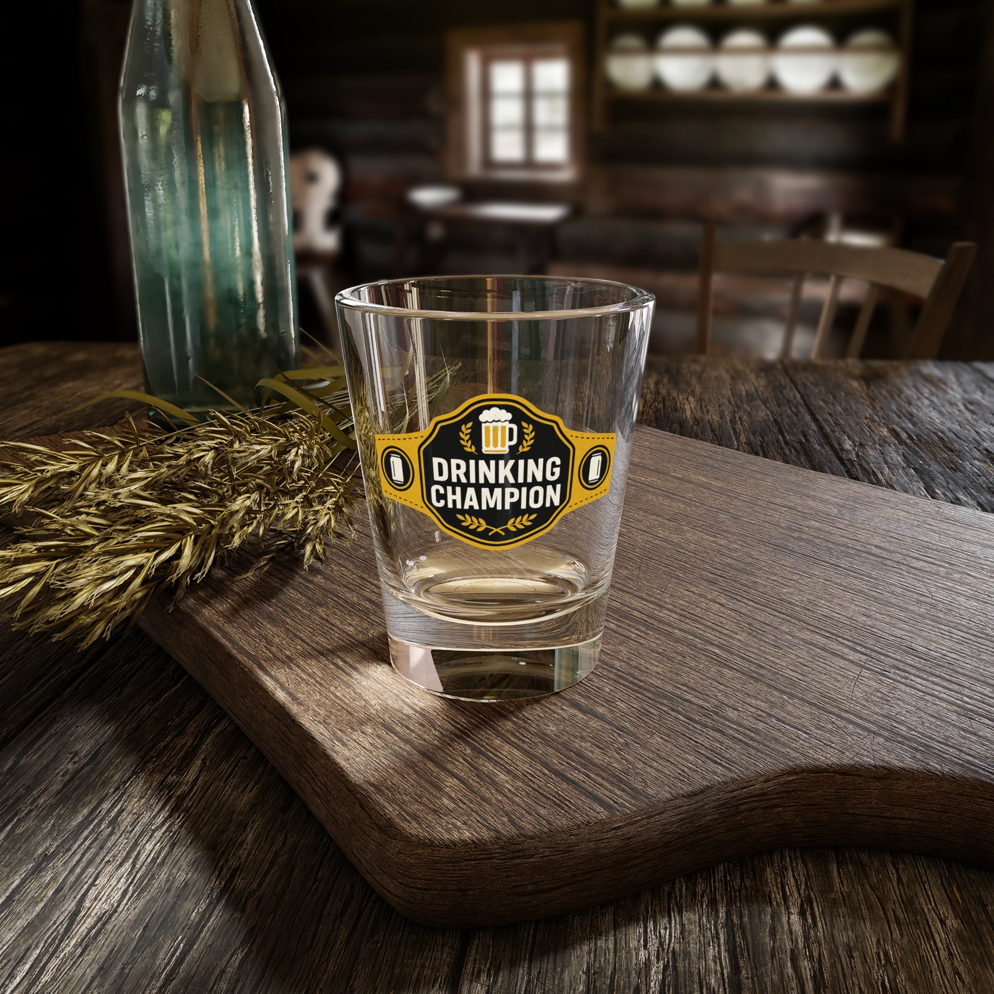 Wrestling Champion Belt Shot Glass