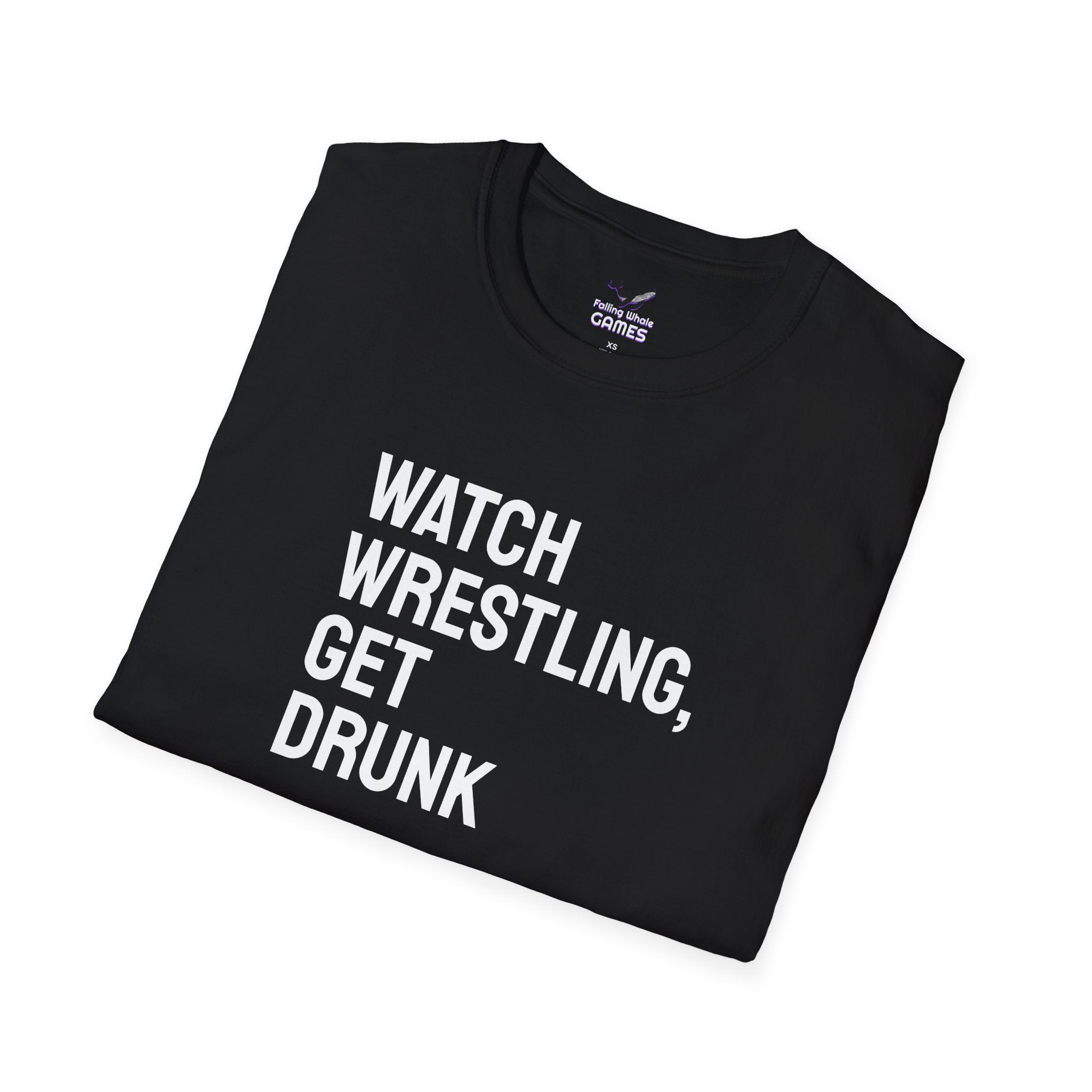 Wrestling Bold Text Softstyle T-Shirt