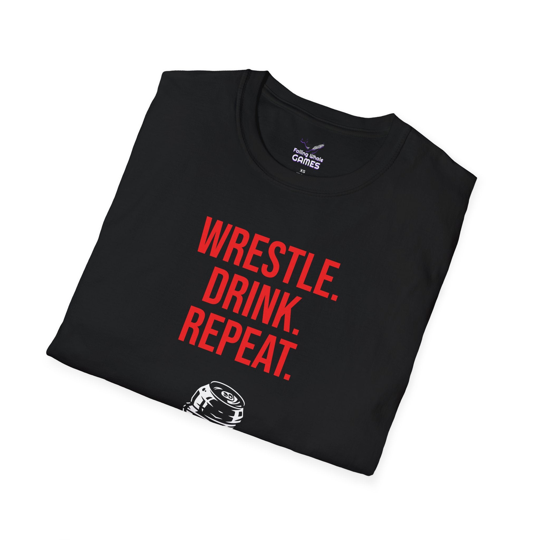 Wrestling Repeat Softstyle T-Shirt