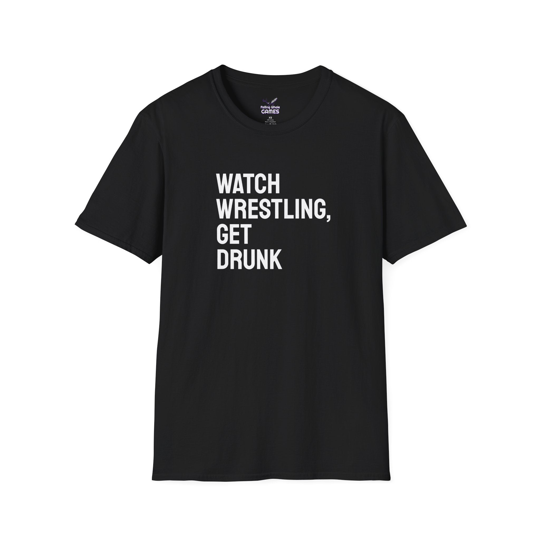 Wrestling Bold Text Softstyle T-Shirt