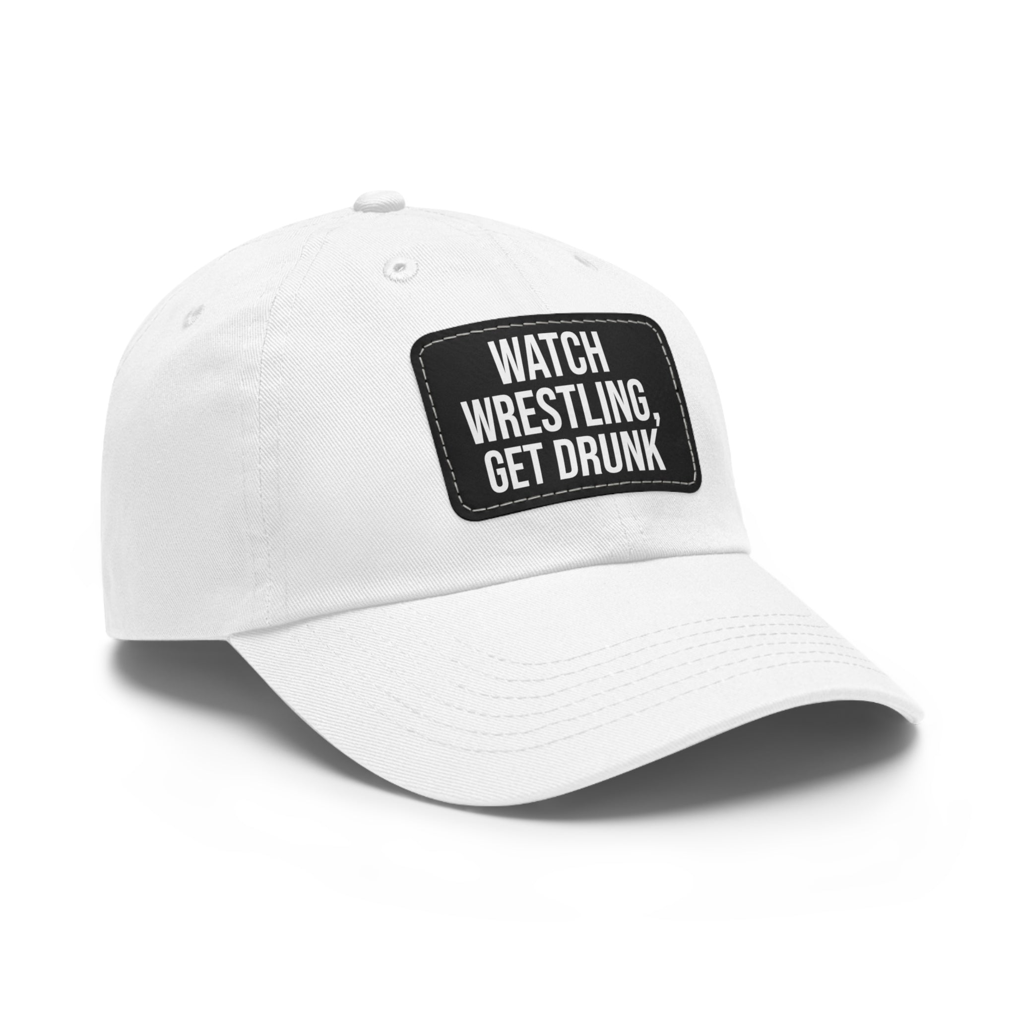 Wrestling Dad Hat with Leather Patch
