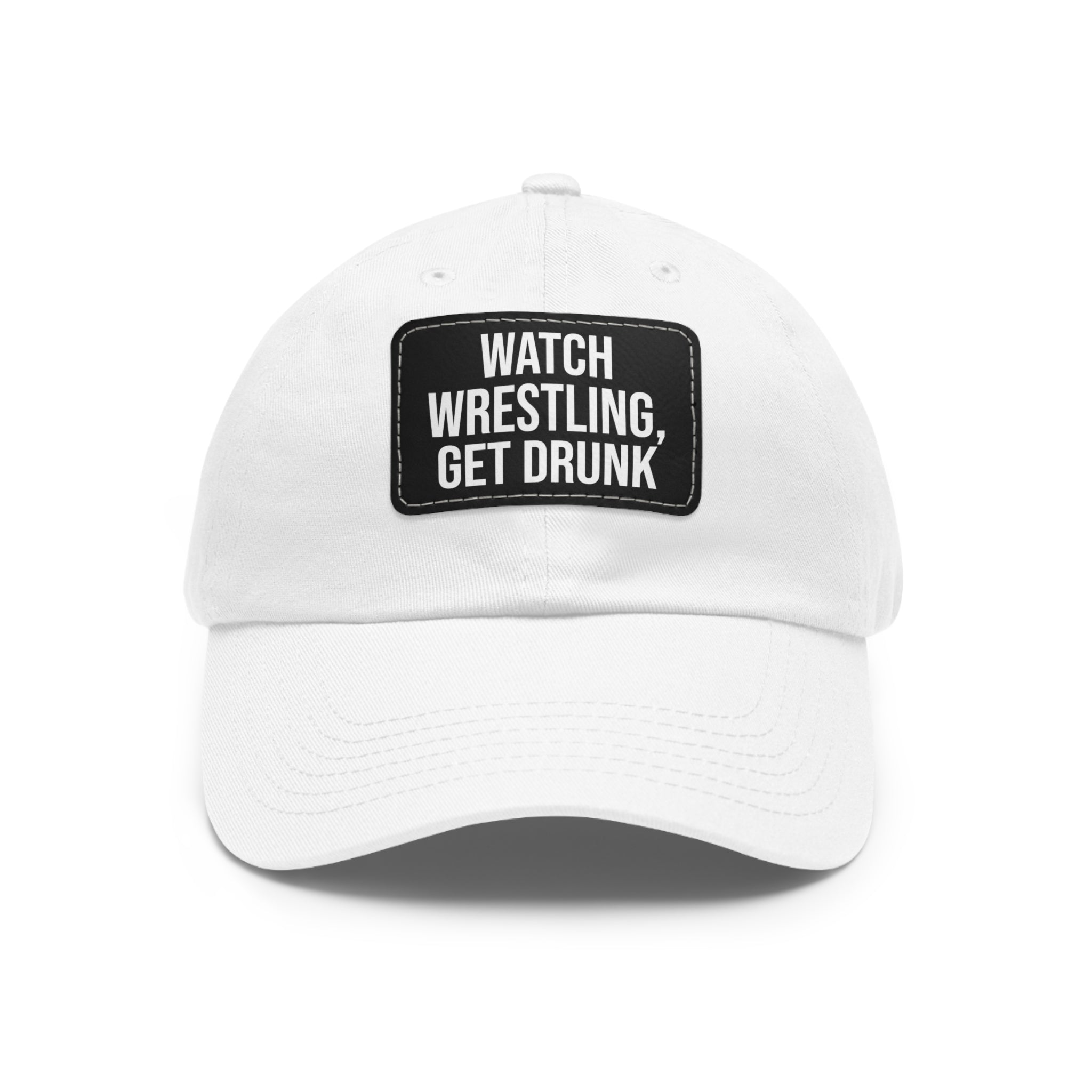 Wrestling Dad Hat with Leather Patch