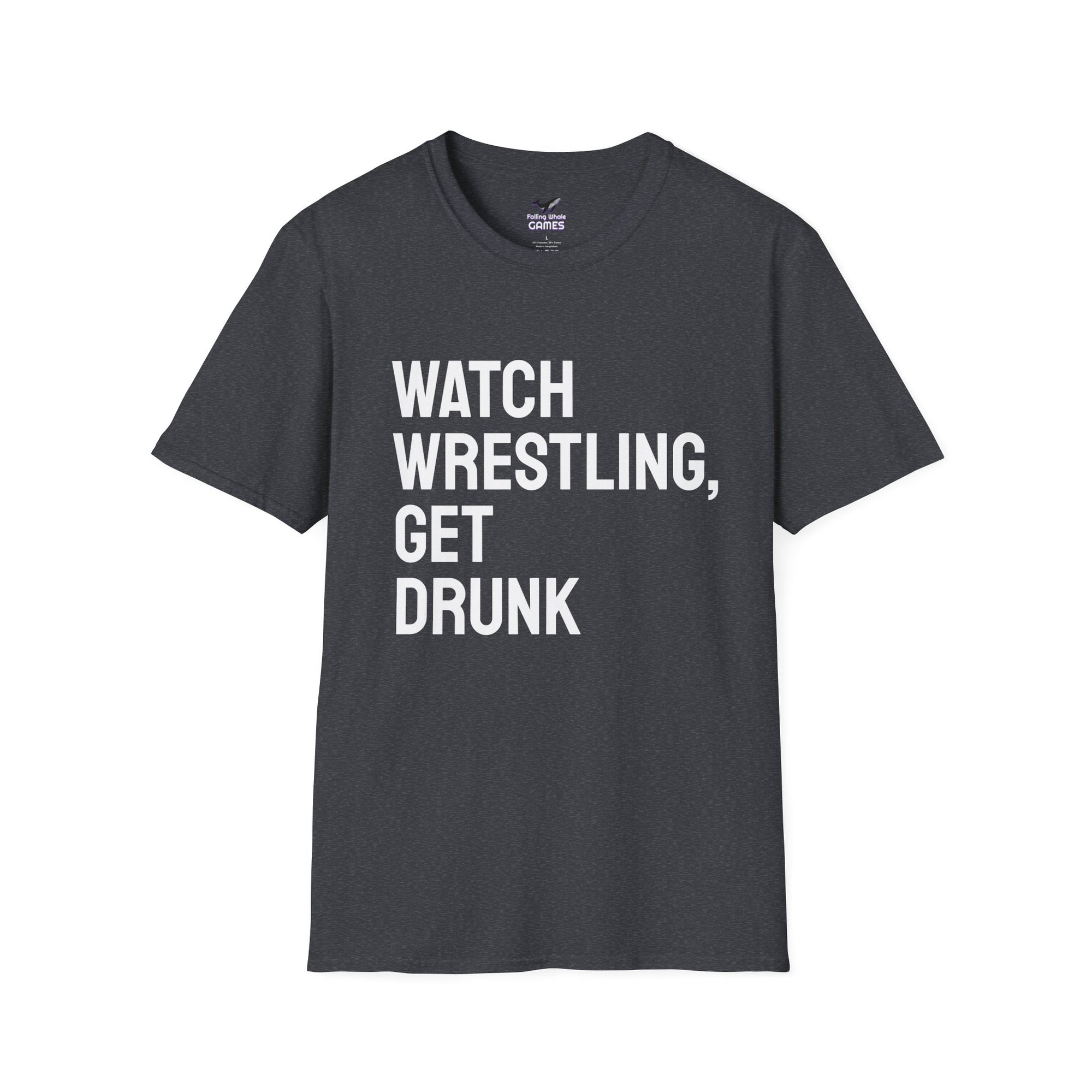 Wrestling Bold Text Softstyle T-Shirt
