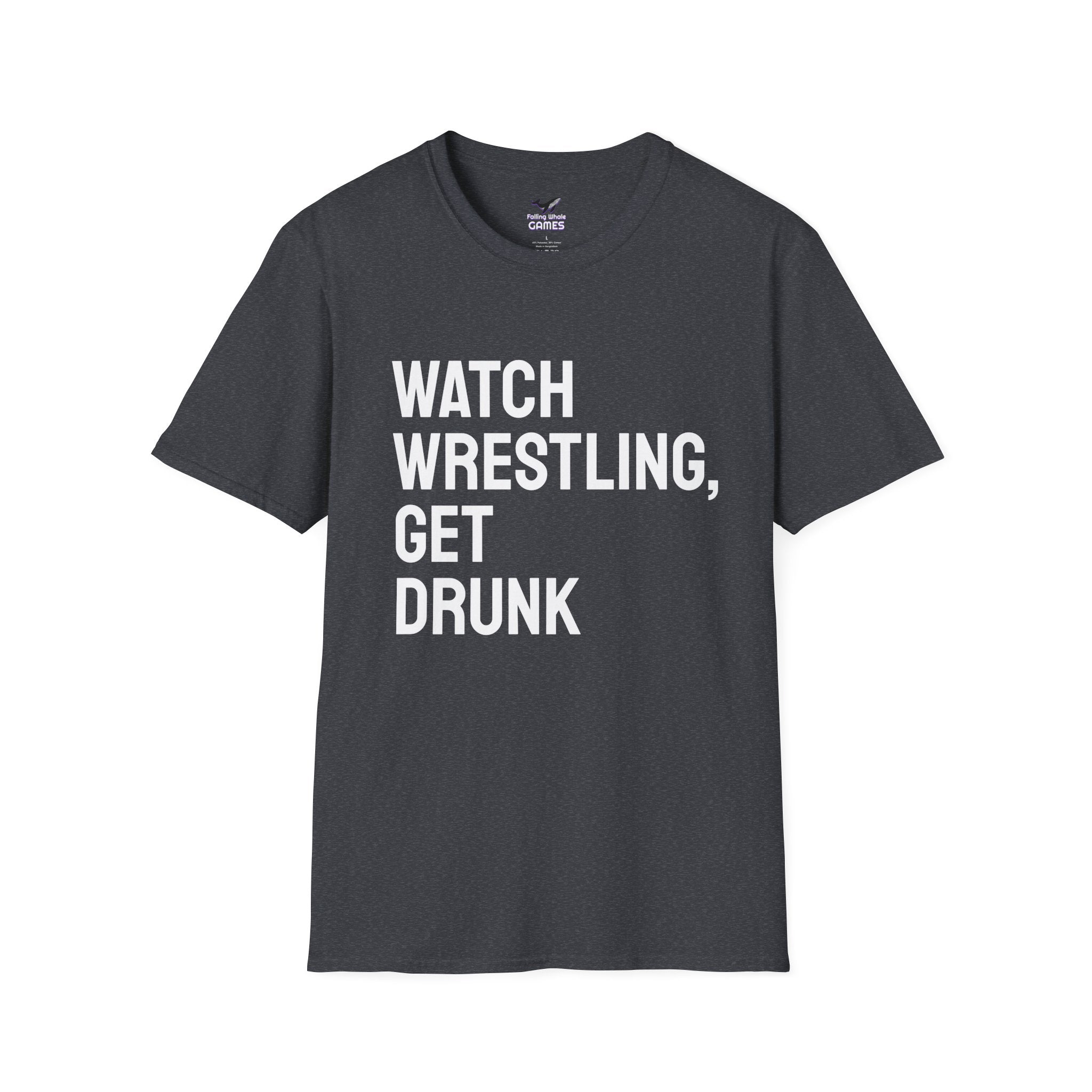Wrestling Bold Text Softstyle T-Shirt
