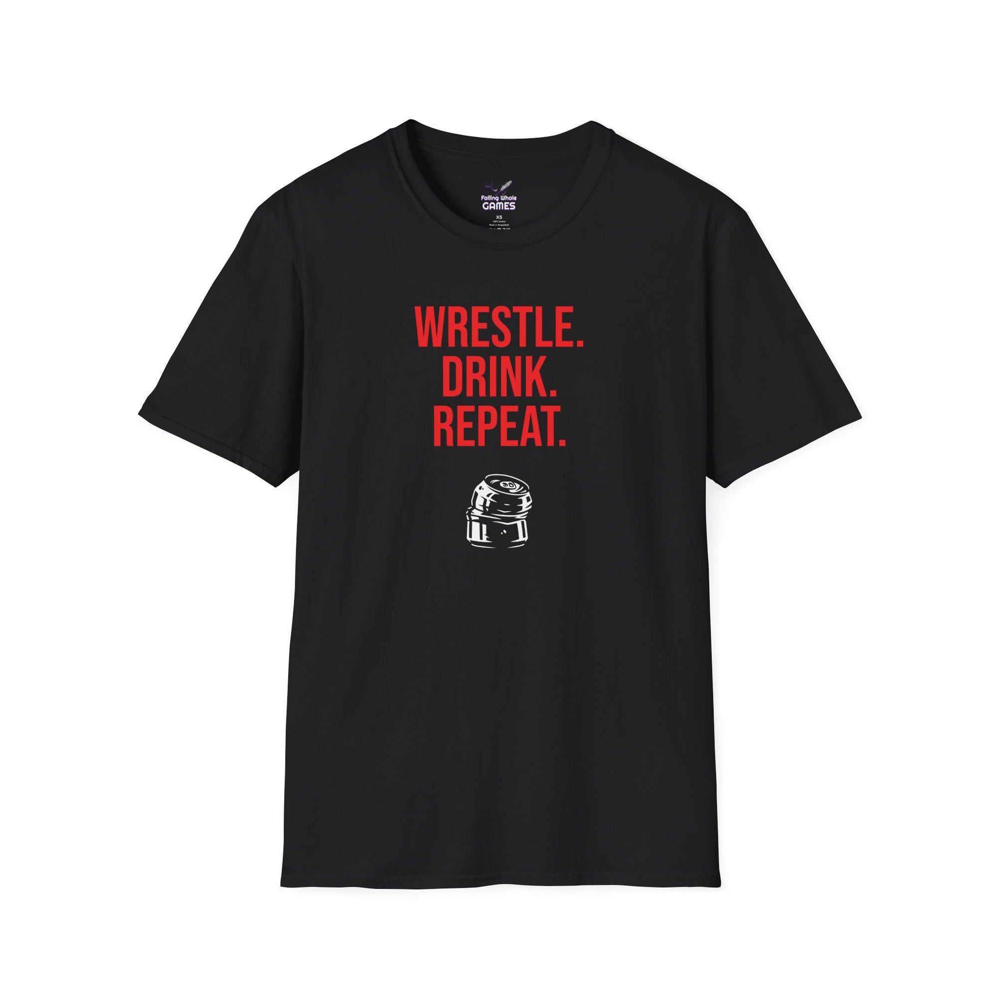 Wrestling Repeat Softstyle T-Shirt