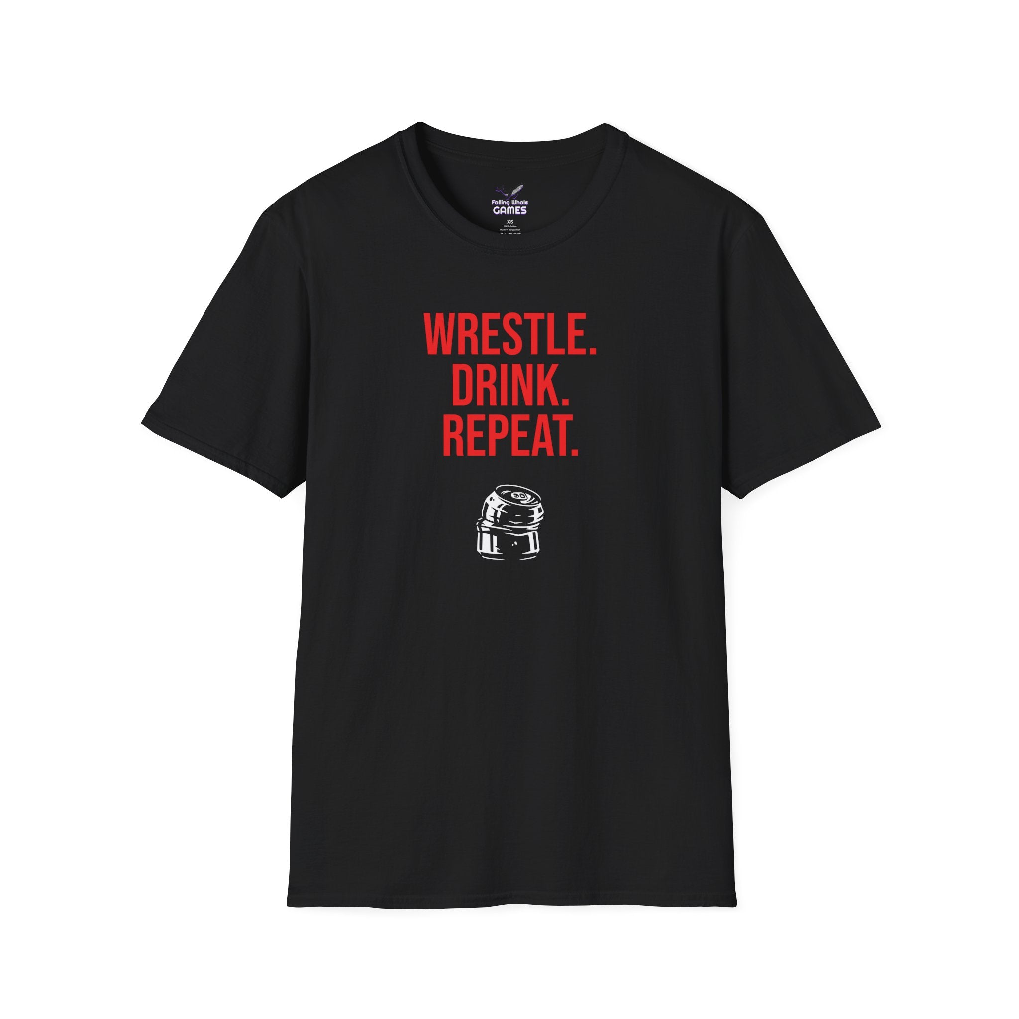 Wrestling Repeat Softstyle T-Shirt