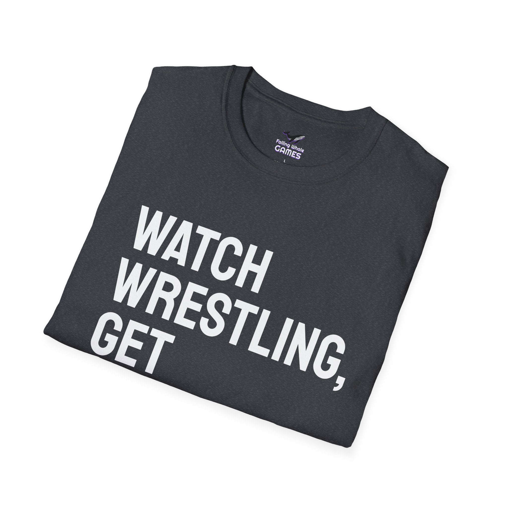 Wrestling Bold Text Softstyle T-Shirt