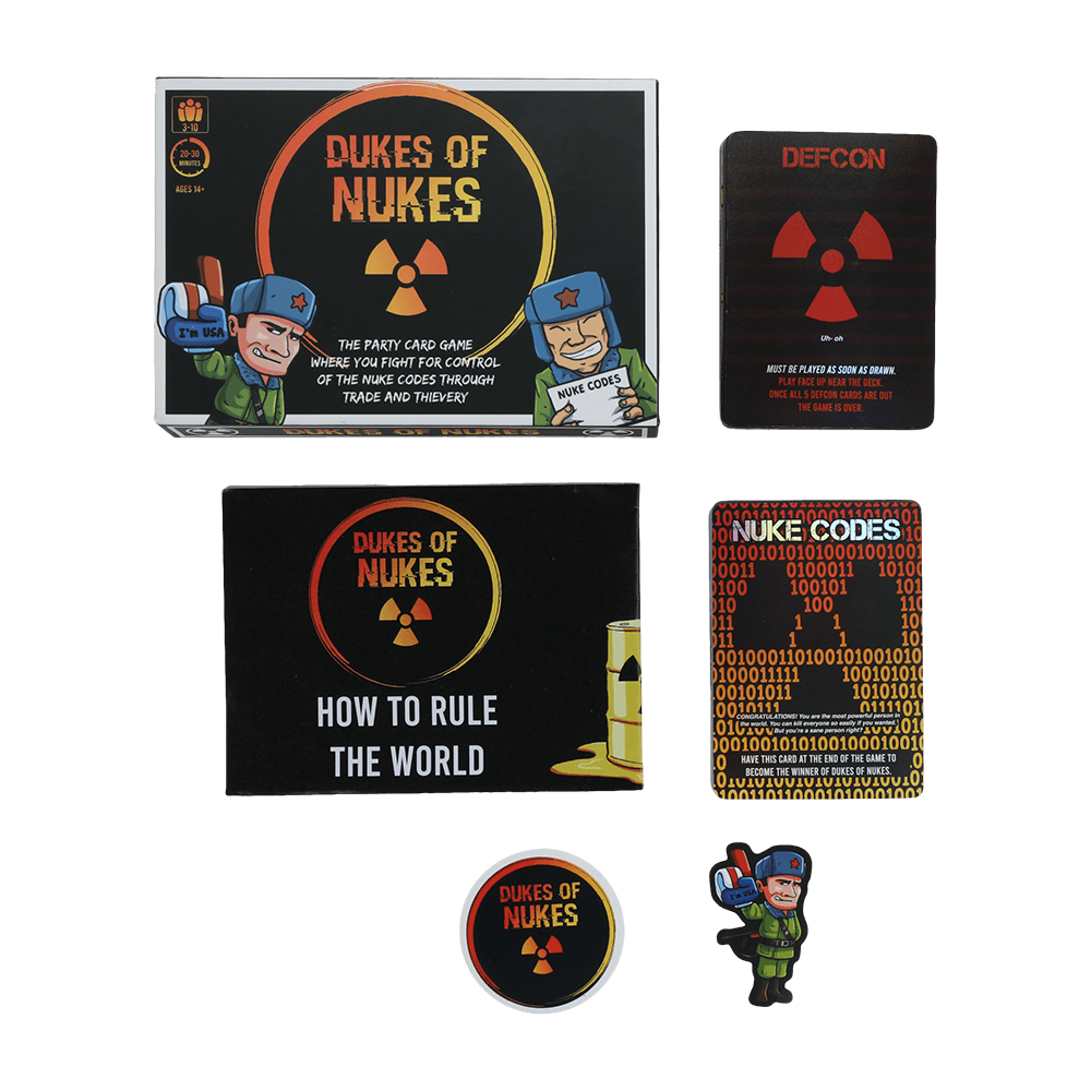 Dukes Of Nukes - The Party Card Game Of Nuclear Thievery - Falling Whale Games