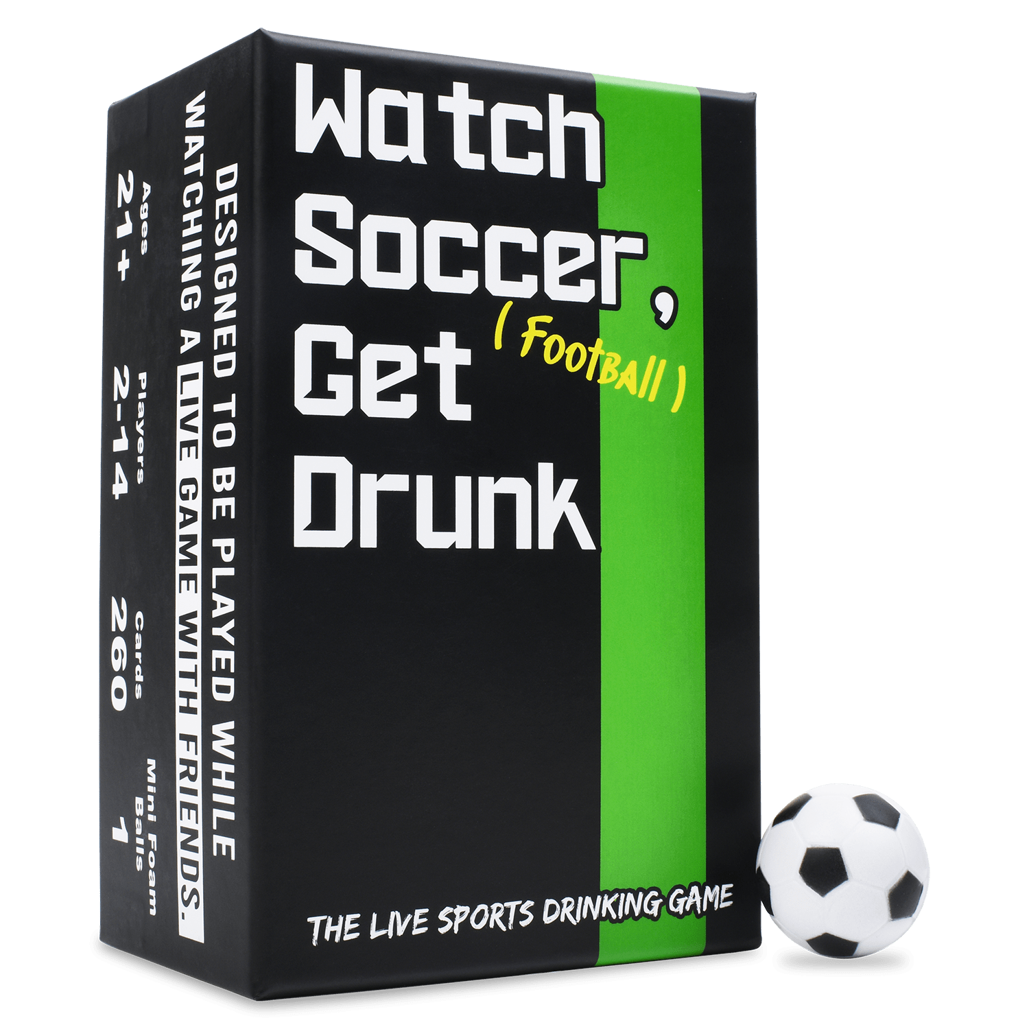 WATCH SOCCER, GET DRUNK - The Live Soccer Drinking Game