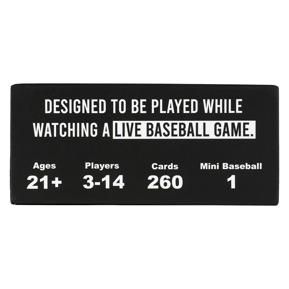 Watch Baseball, Get Drunk - Falling Whale Games drinking game box side