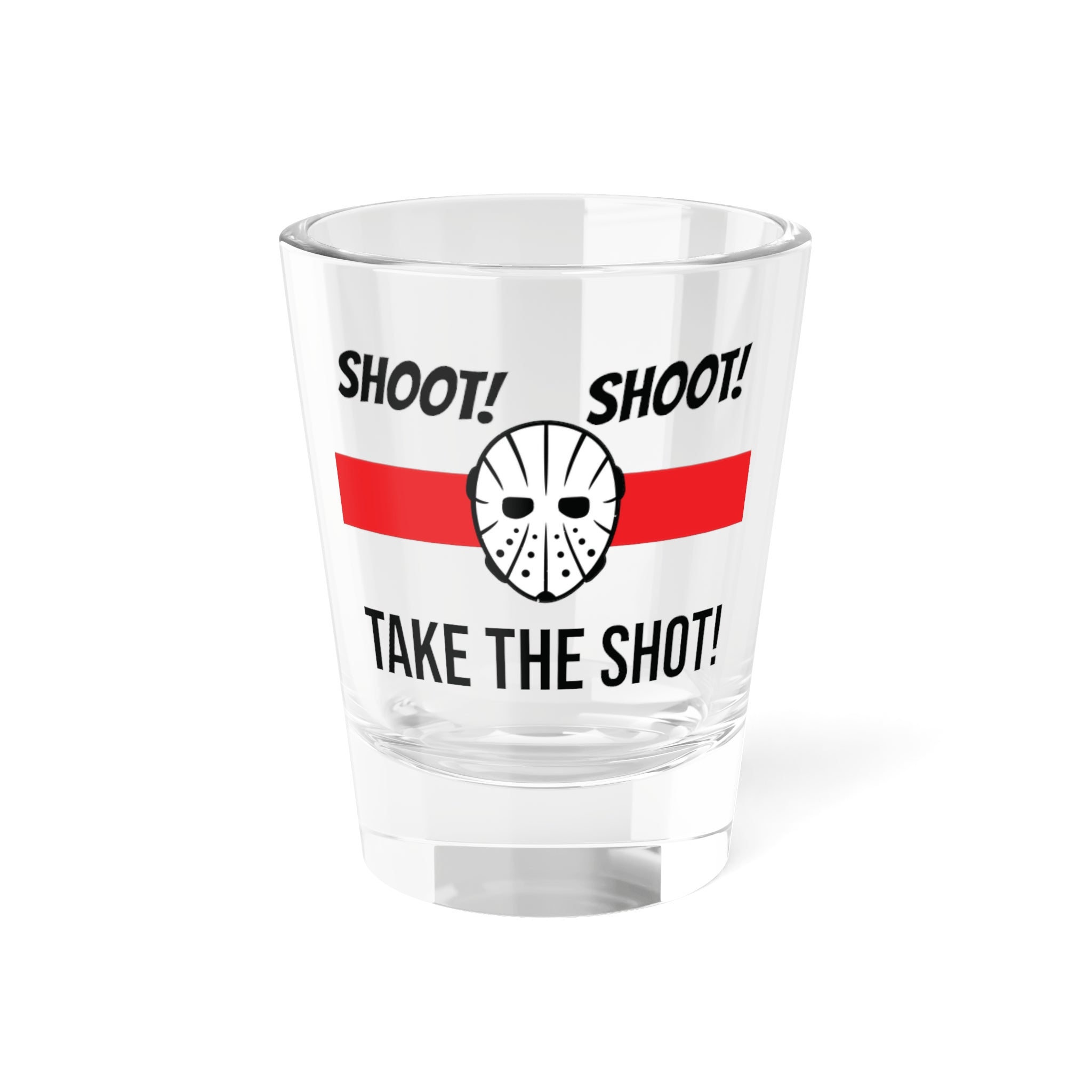 Watch Hockey Get Drunk shot glass