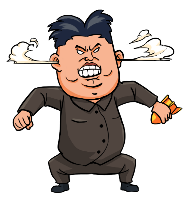 Angry Kim spinning