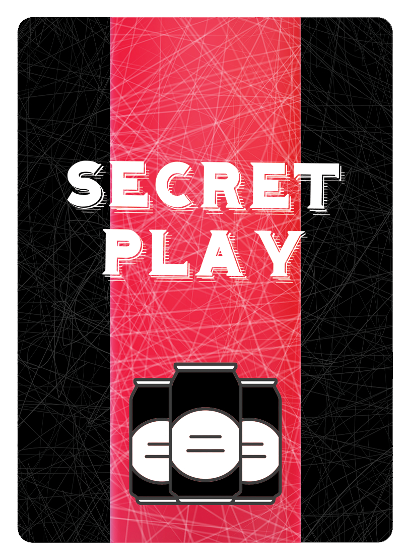 Back of the Secret Play cards