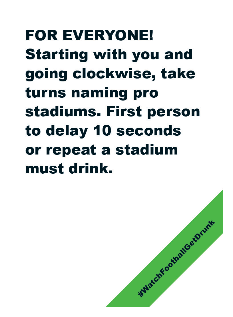 Half Time card for naming pro stadiums