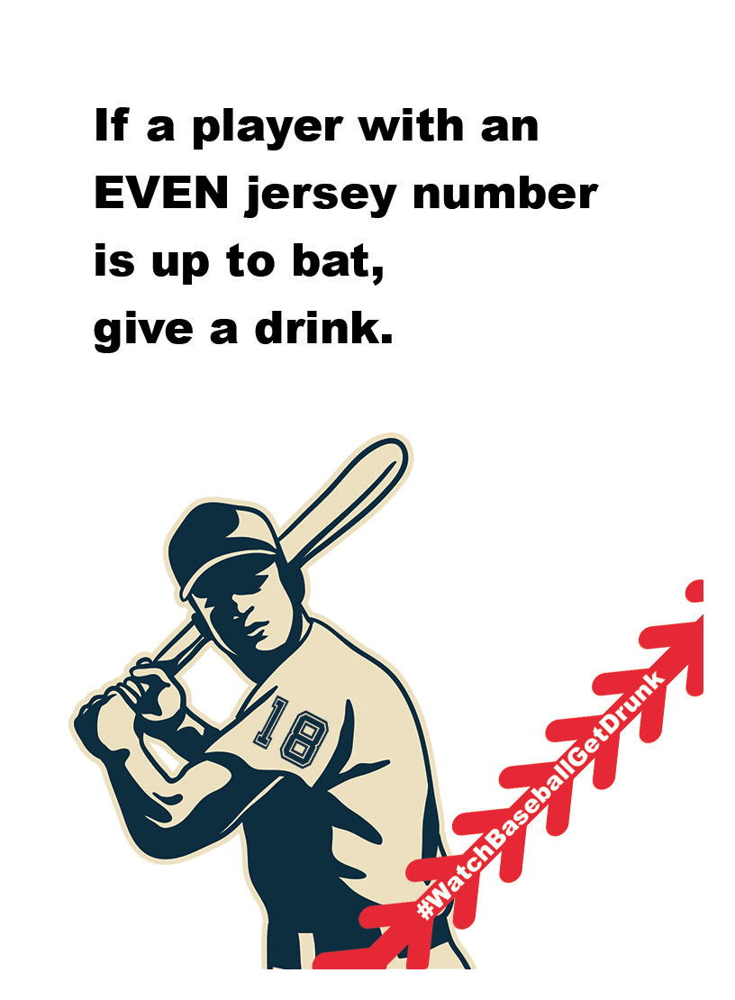 Secret Play card for if a player with an even jersey number is up to bat