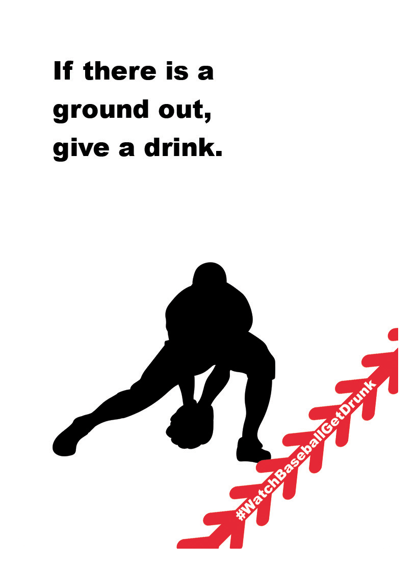 Secret Play card for if there is a ground out.